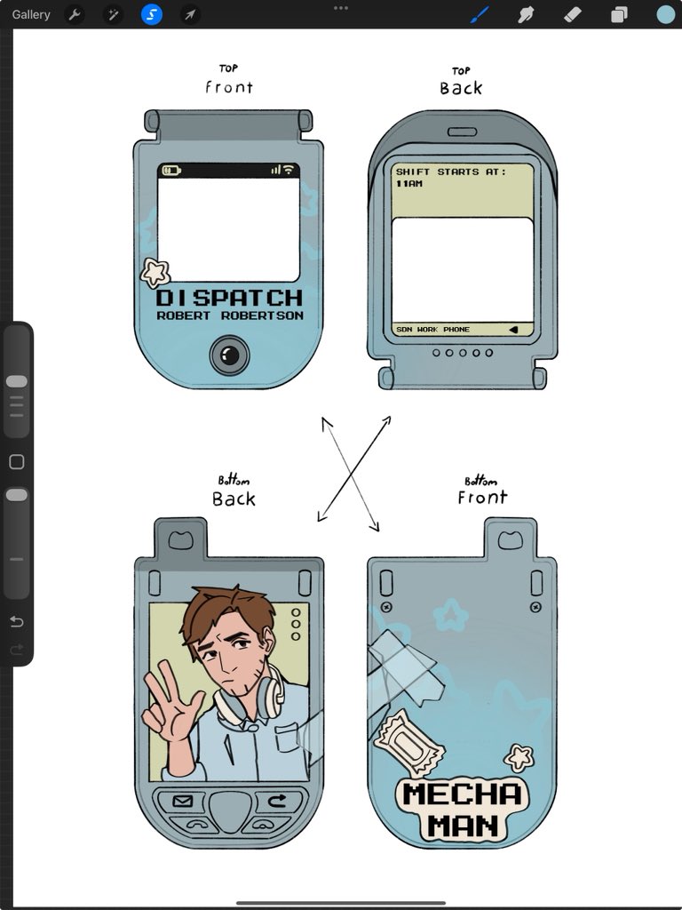 Wip Robert phone keychain
