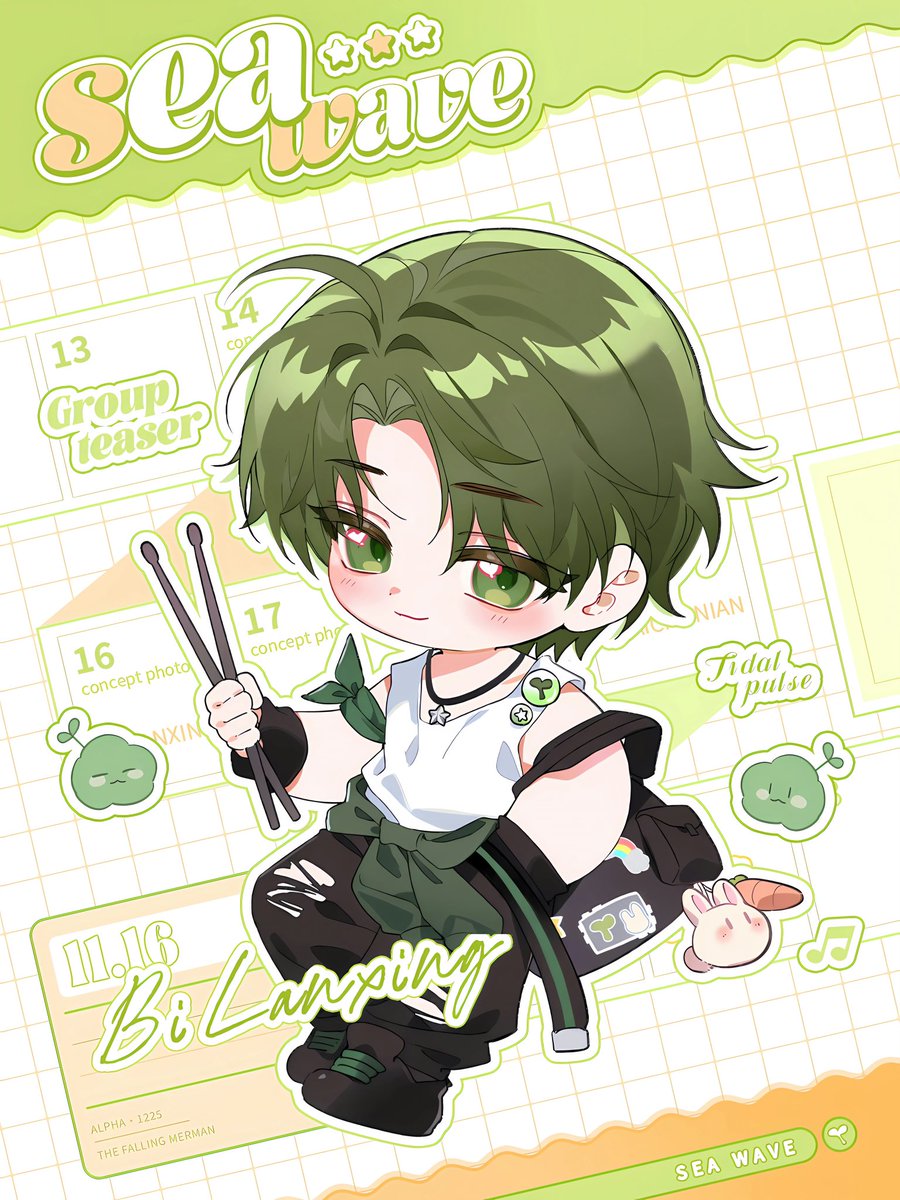 peoniny's tweet image. เหมาๆ standee ซีรีย์นี้เรยคับ น่ารักมาก 🥹 ทุกคนดูกระต่ายชาวร็อกน่าร้ากกกมาก🐰🎸 ส่วนพี่เสี่ยวซิงก็เท่สุดๆ เขียวออร่าสมมงเขยใบเขียว no. 1 เรยยย 🥁🌱