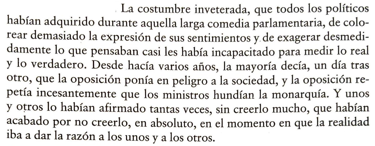 Esto de Tocqueville sobre la Cámara Diputados francesa en 1848 es aplicable al Congreso de los Diputados español en 2025.