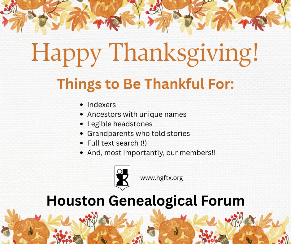 _hgftx_'s tweet image. 🦃 Wishing you a warm holiday from all of us at HGF! 🍁   hgftx.org