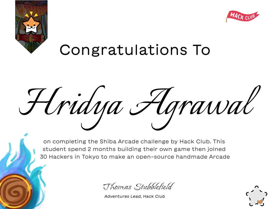 ThamesviewSCH's tweet image. Hridya recently participated in two global game development gatherings hosted by Hack Club—Juice in Shanghai and Shiba in Tokyo. Both were incredibly motivating, allowing him to connect with fellow young creators, acquire new skills, and showcase his projects globally

#HackClub