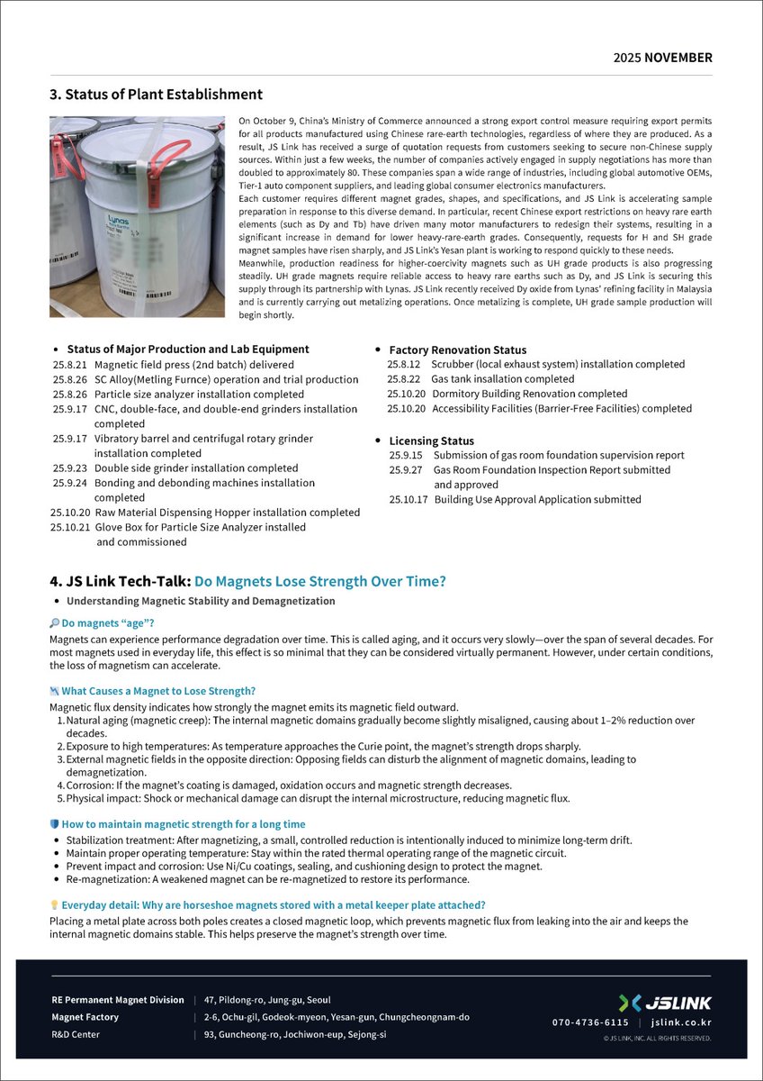 roblun1's tweet image. JS Link Newsletter - November 2025

JS Link

November 11, 2025 

@IONIC_RE @IONICTECH_UK @timhorizonmet
@IXR2THAMOON @LCM_UK @VulcanElements
@RE_Exchanges @DiscoveryAlert @ReElementTech
@ChrisMcDonaldMP @ussmetals
#NdPr #DyTb @MPMaterials @CyclicMaterials
@USRareEarths #JSLink