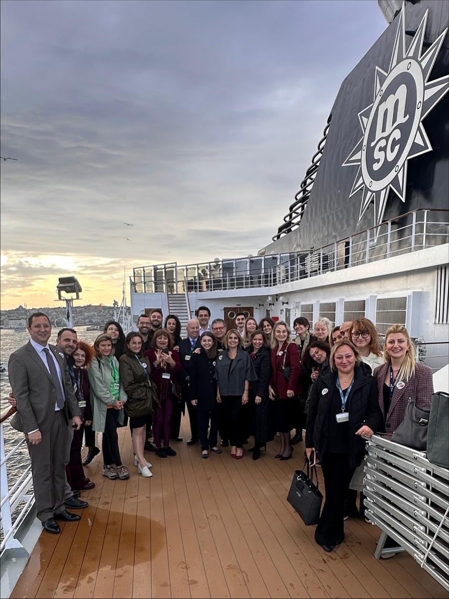 ItalyinIstanbul's tweet photo. 🇮🇹✨La X Settimana della Cucina Italiana nel Mondo si è conclusa ad Istanbul a bordo di #msclirica.
Grazie @MSC_Crociere per l’ospitalità e per la splendida giornata.🚢🍽️
#SCIM2025 #ItalianFood #ItalianTaste #DiplomaziadellaCrescita
@ItalyinTurkiye
@ItalyMFA https://t.co/LSIHk7qCTn