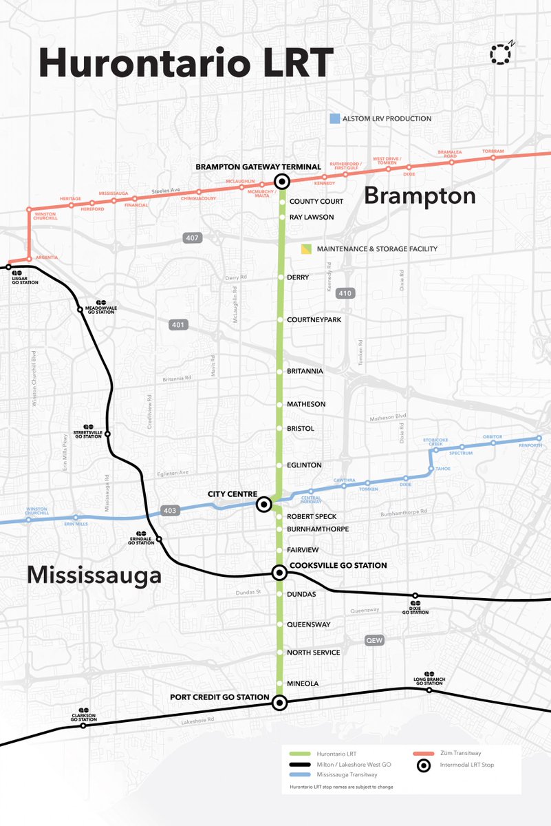 Project Spotlight: Proud to support the Hurontario LRT — an 18 km, 19-stop line connecting Port Credit to Brampton. Our team has been on the ground daily, locating &amp; marking up to 25 utilities to keep construction safe, precise &amp; moving forward.