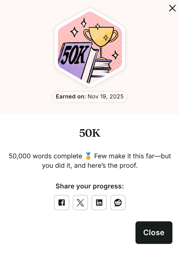 NoirOnTheVine's tweet photo. #NovelNovember D27
Total wordcount: 61K
#amwriting #novnov #writerslife https://t.co/k8XnHAQeYK