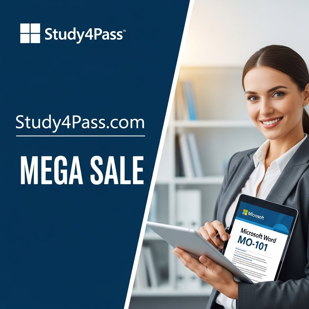 Study4Pass's tweet image. Grab Microsoft MO-101 Study Material – Exclusive Coupon Inside!
#MicrosoftMO101 #MO101Exam #MicrosoftStudyMaterial #MicrosoftCertification #ExamPreparation #StudyTips #LearnMicrosoft #CertificationGoals #TechLearning #ITCertification