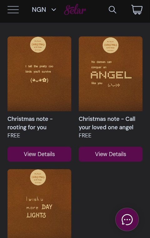 Jekphrasa's tweet image. We promised this and now or store looks like this 
selar.com/m/jekphrasa-e-…

Have you also got new Christmas products? Let&apos;s start a thread. Meanwhile, pay a visit to the link above. The notes are entirely free.

Worth a bookmark!

💚
#Christmas #notes #love