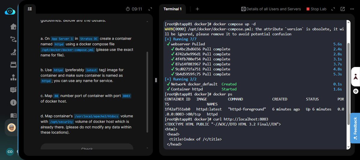 nenyeonyema's tweet image. 🚀 Day 42–44 of My KodeKloud #100DaysOfDevOps  Journey.
Mastering Docker Networking, Container Orchestration &amp;amp; Compose Workflows.

Today, I designed robust container networks, managing image pipelines, and orchestrating production-ready services. #DevOps #KodeKloudJourney