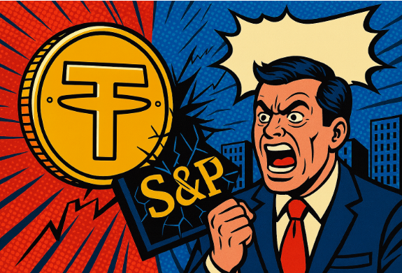 cripto_t's tweet image. Tether responde con fuerza tras la calificación “débil” de S&amp;amp;P: tensión entre cripto y finanzas tradicionales criptotendencias.com/actualidad/tet…