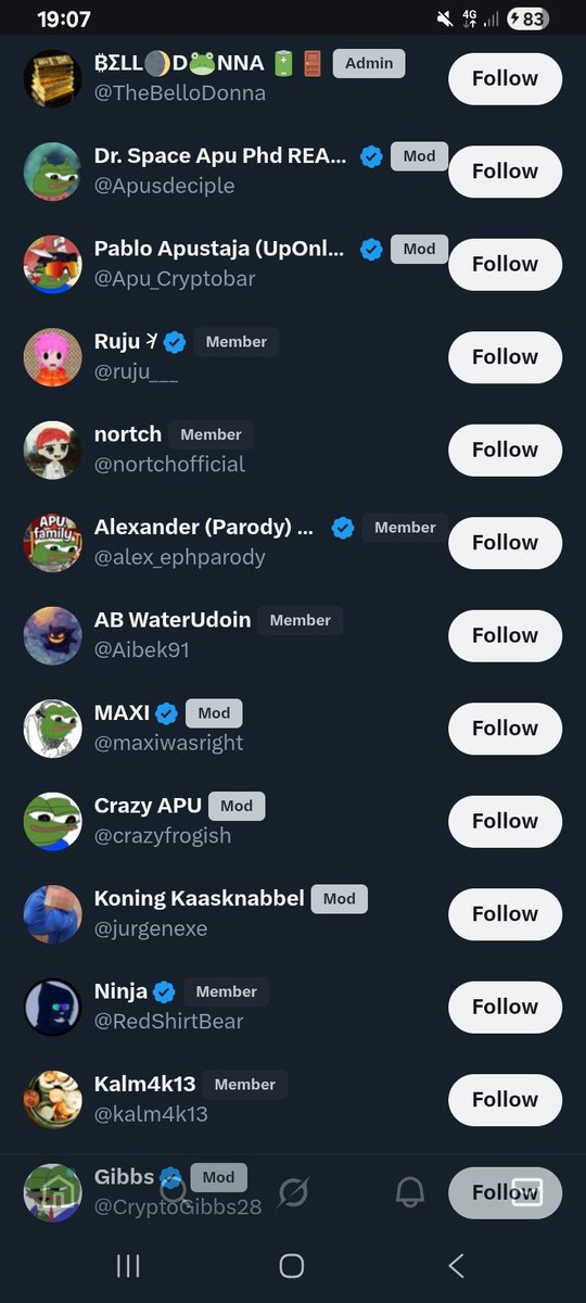 Day 7 of posting this scam Apu coin till its under 10k 

<a href="/OGApuFrog/">Apu Frog</a>
 are frauds

New holders beware, your buys will get eaten up by the desperate fake non fren cabal. 

Avoid all these accounts. Especially 
<a href="/maxiwasright/">MAXI</a>
 and 
<a href="/TheBelloDonna/">₿ΣLL🌒D🐸NNA 🔋🚪</a>