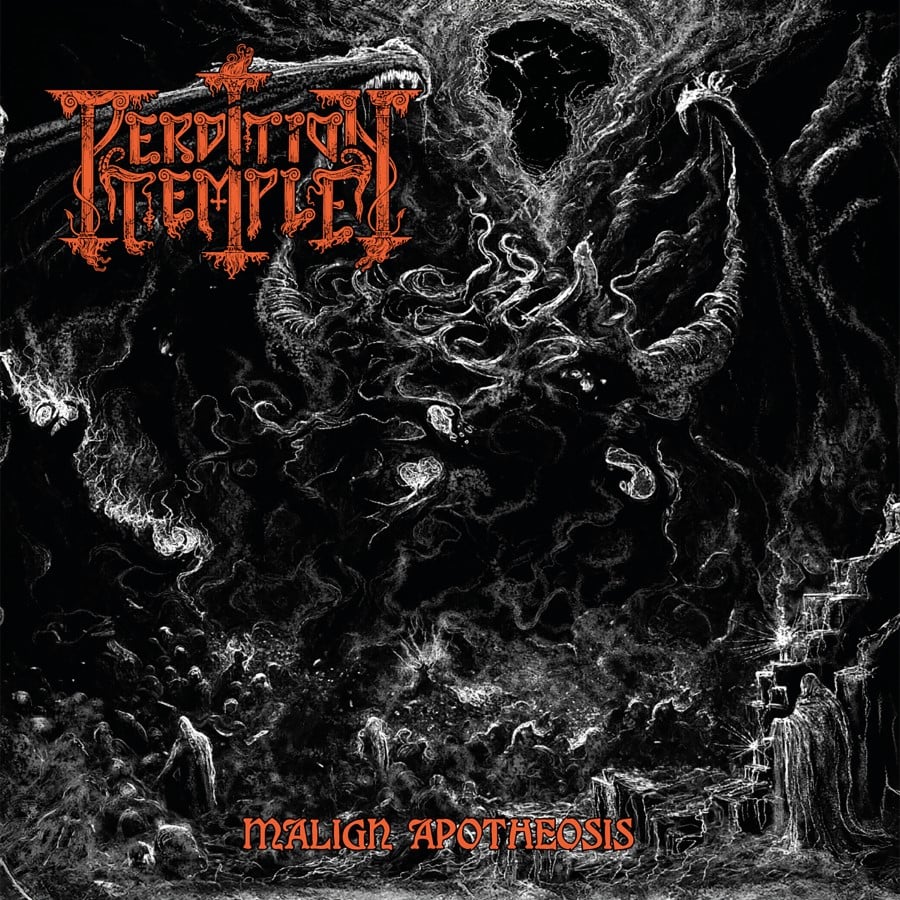 deadlystormzine's tweet photo. A devilish, wild, raw, and dark black death metal ritual! You will be burned to ashes! An album that reeks of sulfur! Recenze/review - PERDITION TEMPLE - Malign Apotheosis (2025): https://t.co/FePOSazt5f #Deathmetal #perditiontemple #blackmetal #Review #oldschooldeathmetal #newalbum #NowPlaying .@hellshead666 .@jakubasphyx