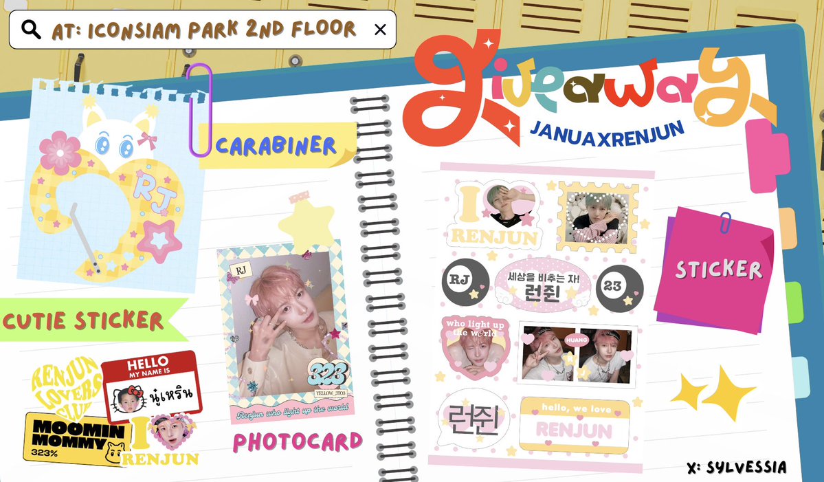 sylvessia's tweet image. ✨ Cuteness overload alert! ✨

ヅ pls kindly RT 🦊💛
—  GIVEAWAY  —
JANUA x RENJUN

✦ Stickers
✦ Postcards
✦ Carabiner

📅 11 December 2025
📍 ICONSIAM Park – 2nd Floor
💛 Rule: just show anything about Renjun

#JANUAXRENJUN
#런쥔 #仁俊 #RENJUN