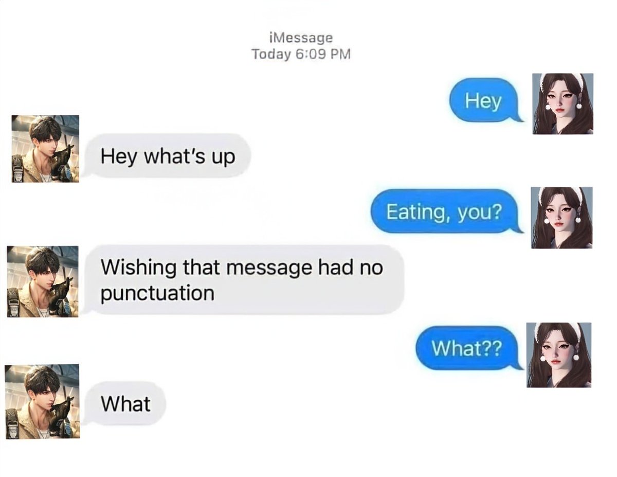 calebpulse's tweet image. Wishing that message had no punctuation