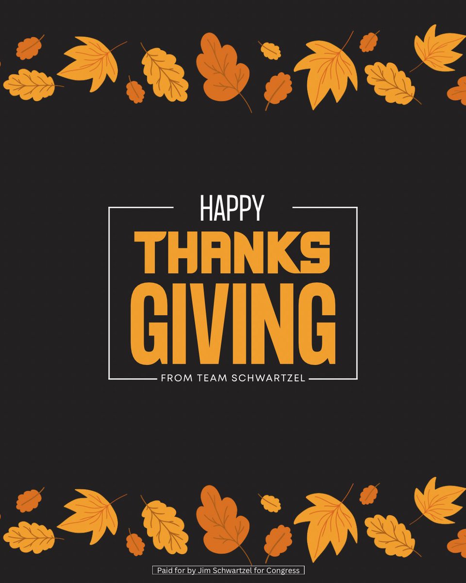 Happy Thanksgiving! Today we gather with gratitude — for family, for faith, for freedom, and for this great country we are blessed to call home.

Thanksgiving is a reminder that America’s strength has always come from her people: hardworking families, men and women in uniform,