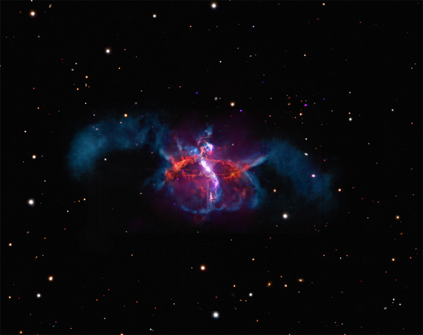 NASA_Marshall's tweet image. Feast on these new space images this Thanksgiving! 🍽️

This collection of fall-inspired images comes from data collected by NASA&apos;s @chandraxray and its telescopic family including @NASAWebb, @NASAHubble, and more.

Have a happy holiday! 🦃 

🔗 chandra.harvard.edu/photo/2025/fal…