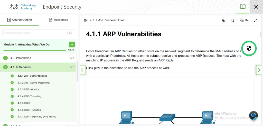 3mm3rald's tweet image. #Day63ofcybersecurity

Today, I started the 4th module and I learned about &quot;Attacking what we do&quot; I learned about IP services, Enterprise services, mitigating common network attacks.
@_DeejustDee @4osp3l  @ireteeh