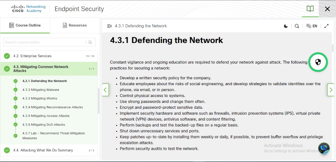 3mm3rald's tweet image. #Day63ofcybersecurity

Today, I started the 4th module and I learned about &quot;Attacking what we do&quot; I learned about IP services, Enterprise services, mitigating common network attacks.
@_DeejustDee @4osp3l  @ireteeh