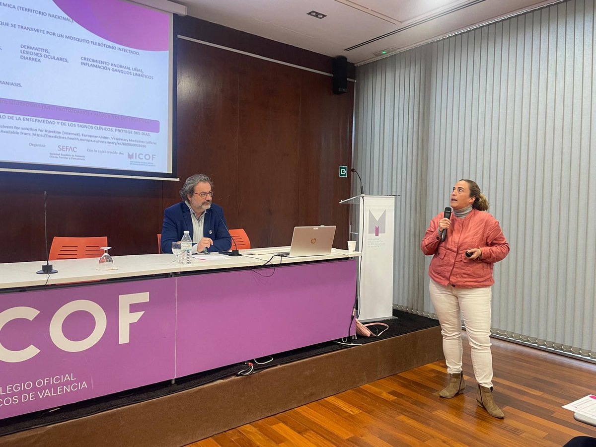 📣Concluye la #JIFSEFAC2025 con la sesión Indicación farmacéutica en salud animal, con María García, miembro del Grupo de Trabajo de Medicamentos de Uso Animal de SEFAC

🙋 Modera: Eduardo Satué, vocal de la Junta Directiva de SEFAC
