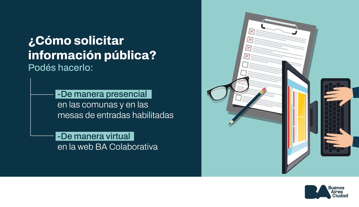 Solicitar información pública en la Ciudad es fácil y gratuito. 📝

Mirá el paso a paso acá👉 bit.ly/4o892Ko