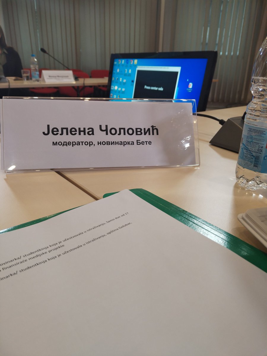 Hvala  Udruženju novinara Srbije na prilici da moderiram tribinu o deceniji projektnog sufinansiranja medija u Srbiji.

Tokom projekta "Gde smo deceniju posle medijske reforme u Srbiji", na kom sam bila angažovana skoro godinu dana, naučila sam mnogo.