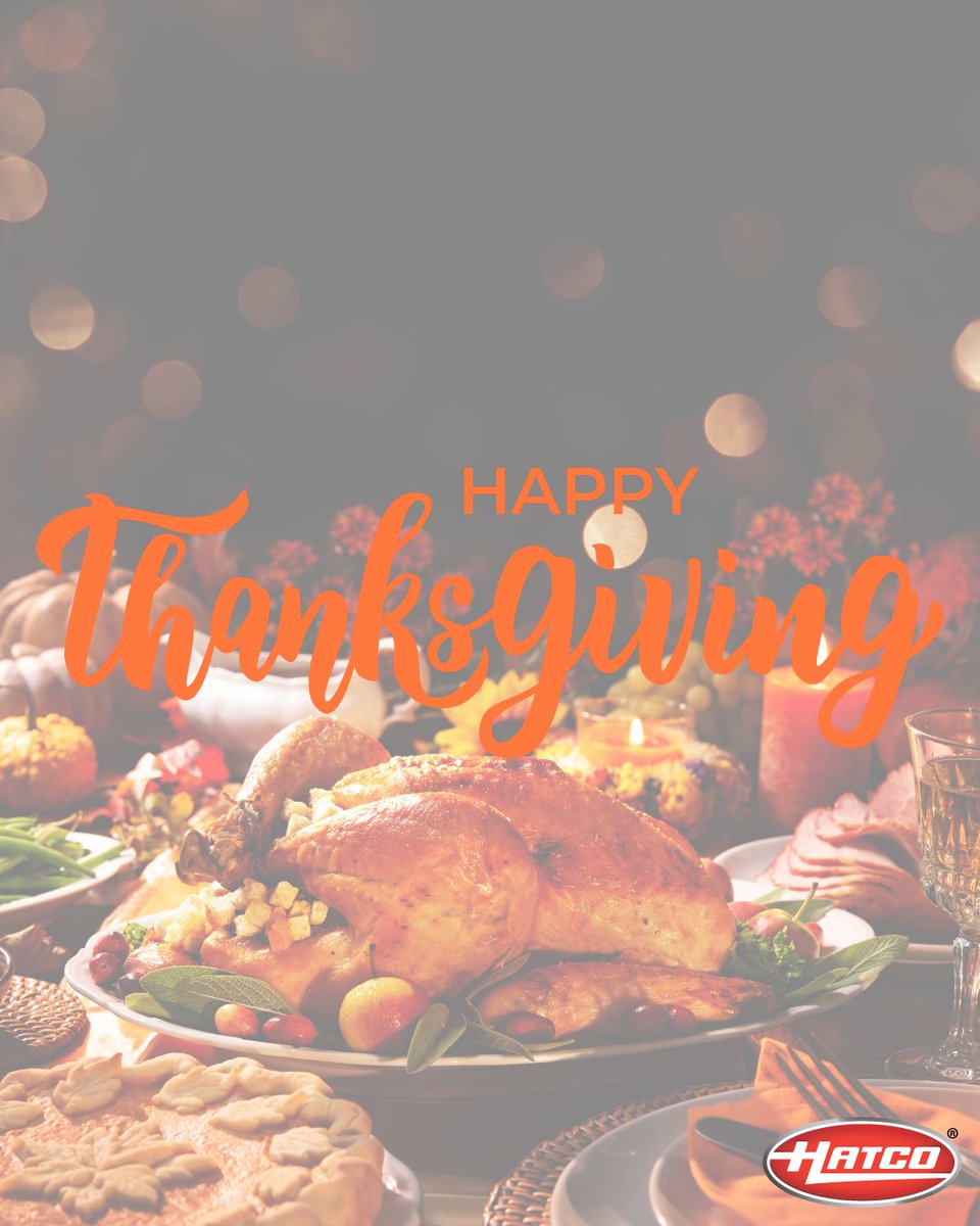 Celebrating 75 years, and we're thankful for every step along the way. Happy Thanksgiving from Hatco! 🦃🍂