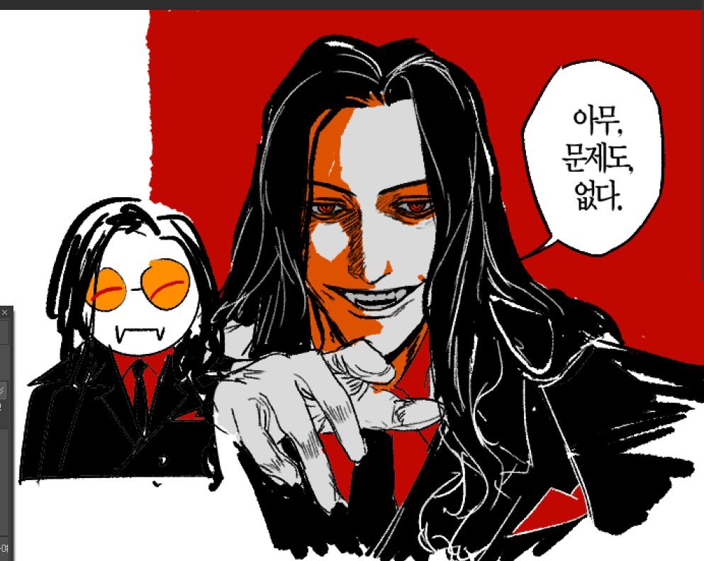 Hellsing🩸
좋아한진 많이 오래됐는데 이렇게 그린건 처음입니다