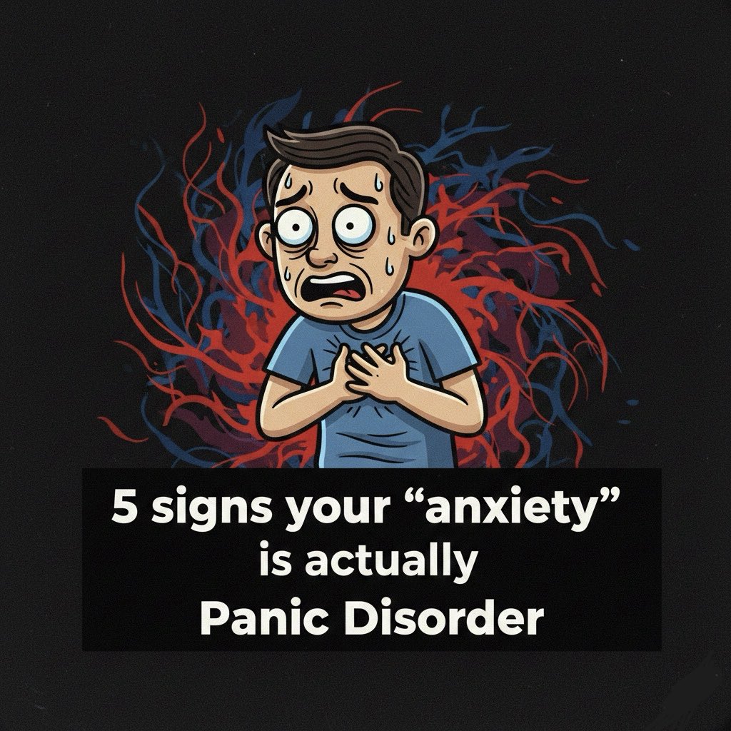 DrAayushRana's tweet photo. Save this for reference.
#Anxiety #PanicDisorder #MedTwitter #Psychiatry https://t.co/XKZ3mxmfak