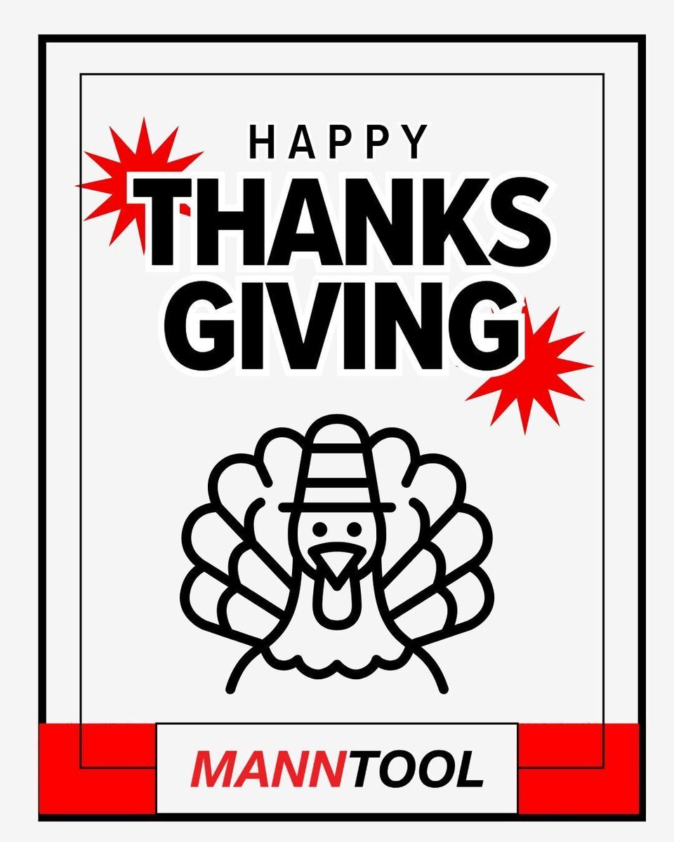 80+ years strong and thankful for every one of you. 🧡
Here’s to full plates, full hearts, and projects that keep your hands busy and your spirits high.
Happy Thanksgiving from all of us at Mann Tool!
#MannTool #Thanksgiving #ShopLocal #Gratitude #WoodworkingCommunity