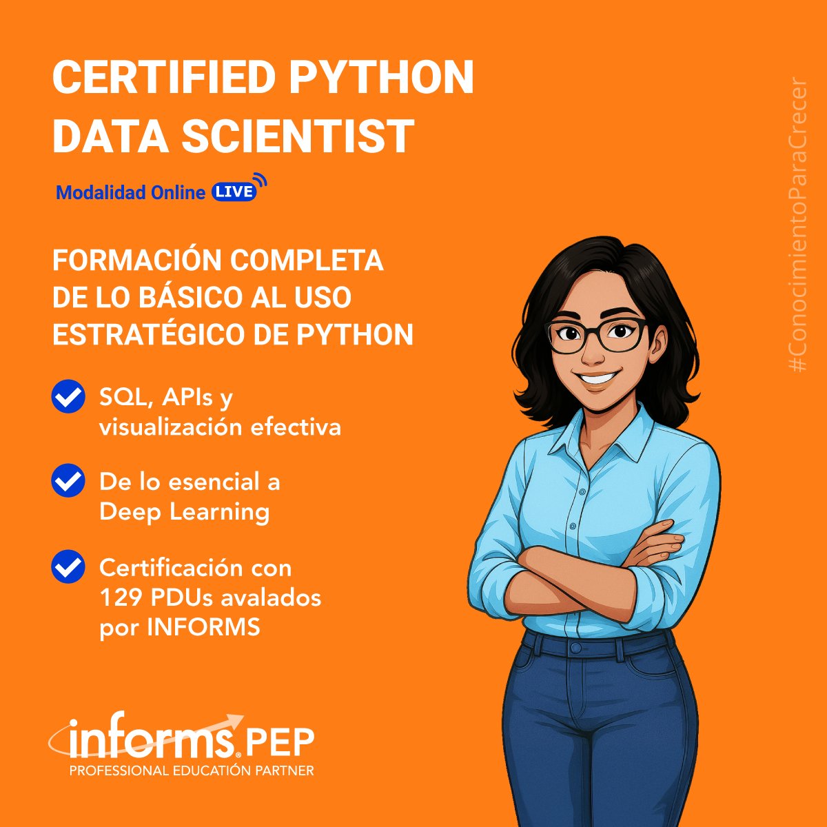 BSG_Institute's tweet image. 📚 Certified Python Data Scientist
✔ ML + DL
✔ SQL + APIs
✔ 129 PDUs INFORMS
🔗 Info: bit.ly/4oQpXl5