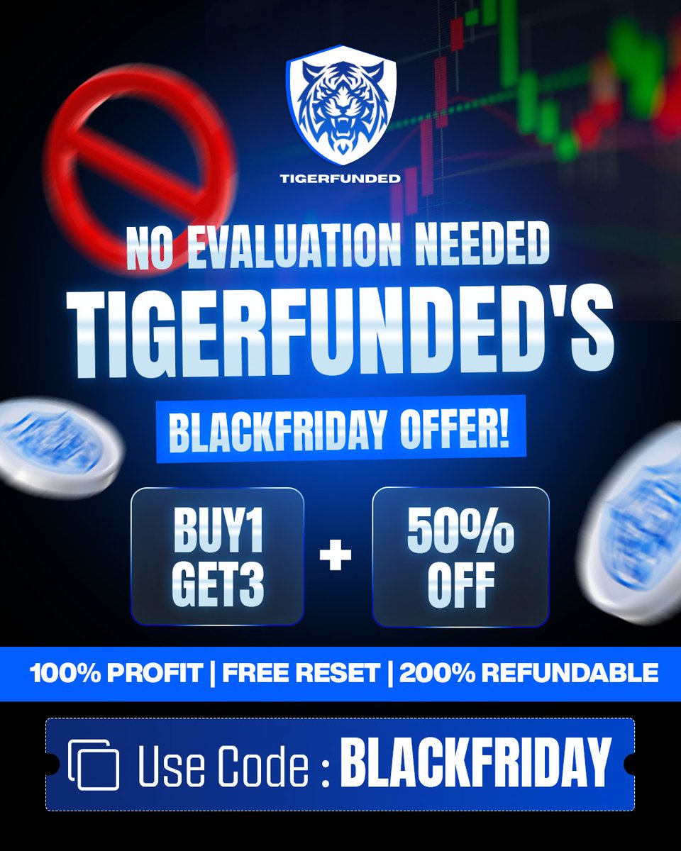 🎉 The Black Friday access is active
You get a simple, evaluation-free entry with a limited-time stack.

✨ Buy 1 Get 3
✨ 50% Off
✨ 100% reward split structure
✨ Free reset
✨ 200% refundable structure

Everything stays clear, simple, and easy to activate.
Use code