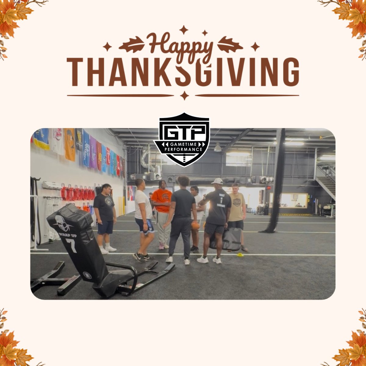 BGrubbs66's tweet photo. Happy Thanksgiving from the GTP Family! Today we give thanks for hard work, opportunity, and the community that makes the grind worth it. #GAMETIMEPERFORMANCE https://t.co/aVlnIFBaeJ