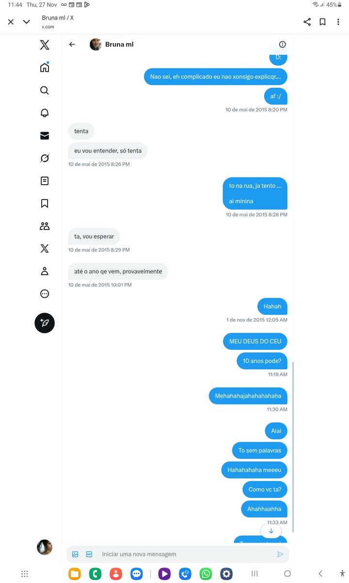 je_scherer's tweet photo. Ahahahah, complicad demaiss, te amo! https://t.co/41jU9cYlqJ