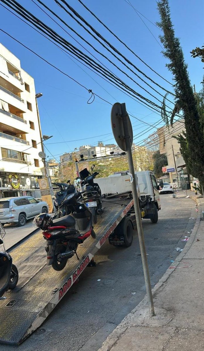 الحملة الامنية على الموتويات ما زالت مستمرة في #صيدا عند عدة نقاط