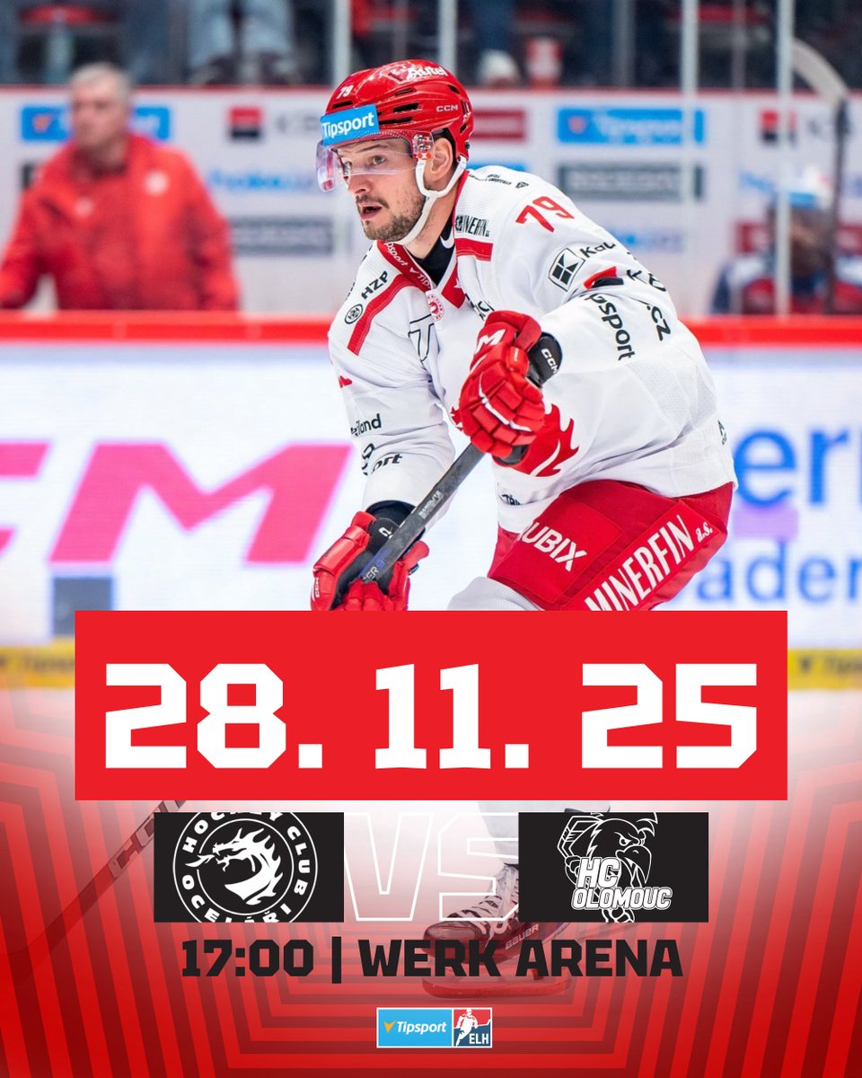 🏒 Domácí sérii odstartujeme zápasem proti <a href="/hcolomouc/">HC Olomouc</a>!

📰 Preview 👉 tinyurl.com/HCO25Prev27

#TRIvOLO | #TELH