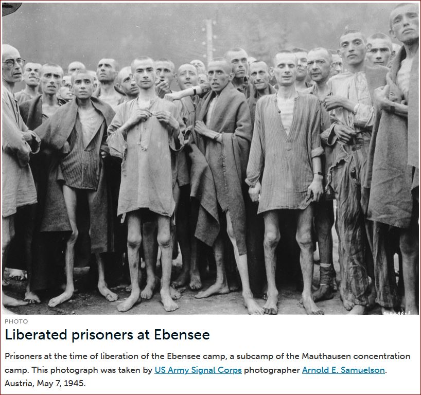 On this and every #Thanksgiving, I thank God for the men of the <a href="/USArmy/">U.S. Army</a>'s 80th Infantry Division, which on May 6, 1945 liberated the Nazi death camp at #Ebensee, thereby saving the life of the teenager who would later become my father. encyclopedia.ushmm.org/content/en/art…