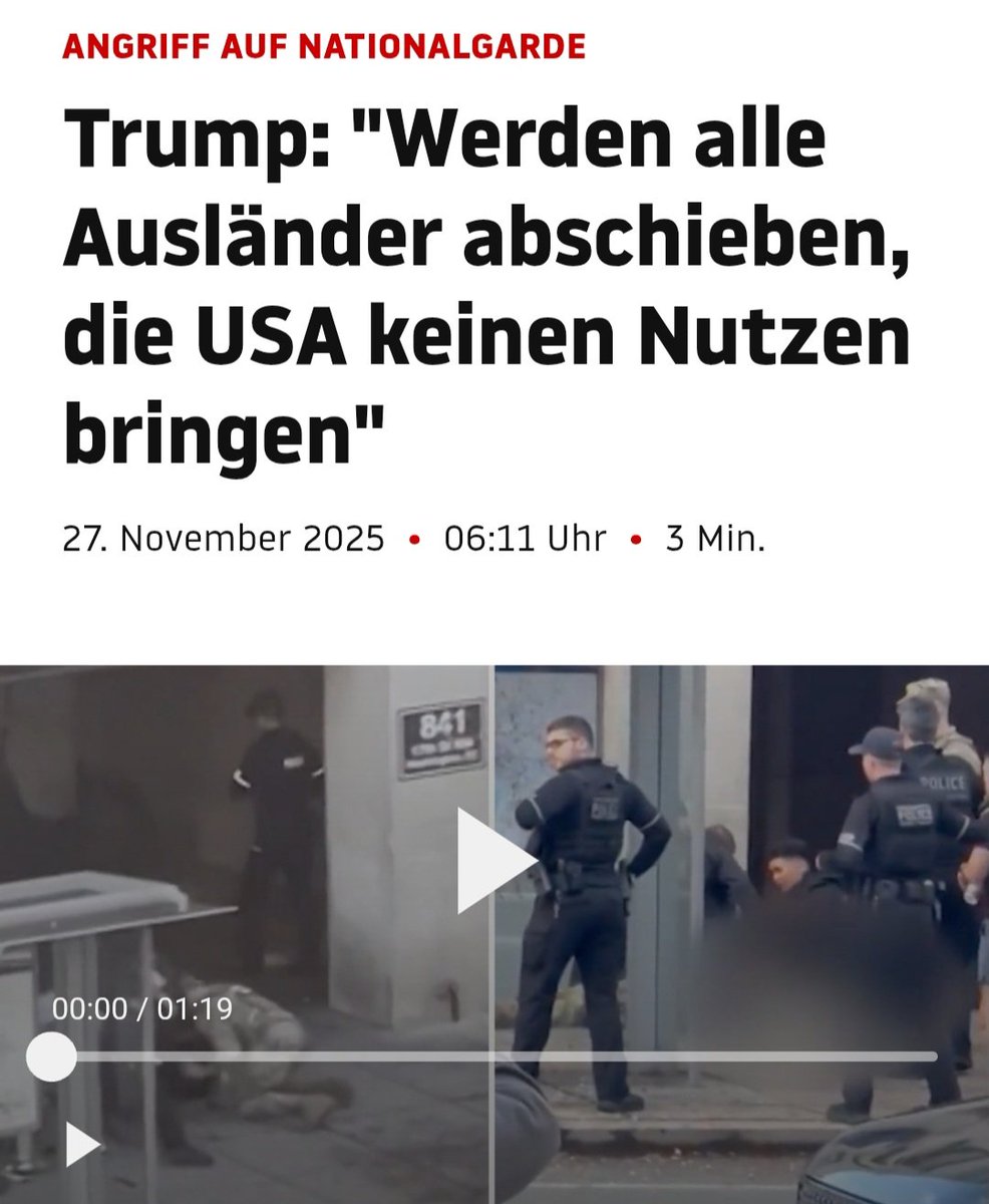 GENAU DAS brauchen wir auch für Deutschland!

#Trump #NationalGuard #Afghane #Remigration