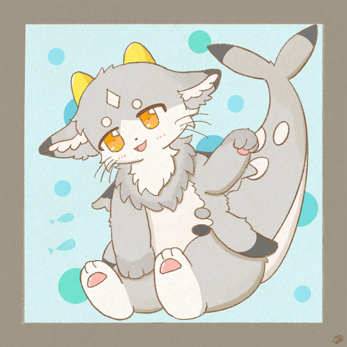 Sable_fin's tweet image. おかえし🦭