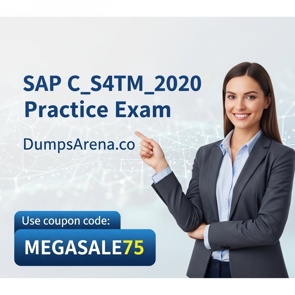 dumpsarena's tweet image. Unlock Success: SAP C_S4TM_2020 Practice Exam + Exclusive Coupon!
#SAPC_S4TM_2020
#SAPPracticeExam
#SAPCertification
#SAPLearning
#SAPTraining
#SAPExamPrep
#SAPSkills