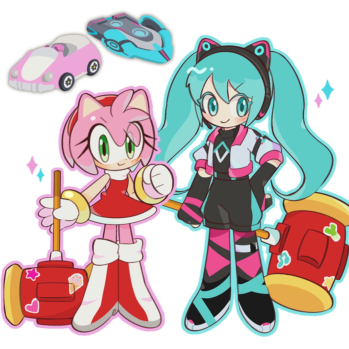 kumoggu's tweet image. 🩷🩵
#SonicRacingCrossWorlds