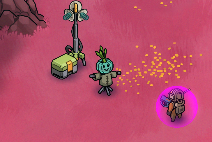 EDesmodus's tweet image. A new building appeared in the base!
Always smiling, always taking the blows, meet the decoy!
#ShowcaseThursday #gamedev #indiegame #indiedev #godot