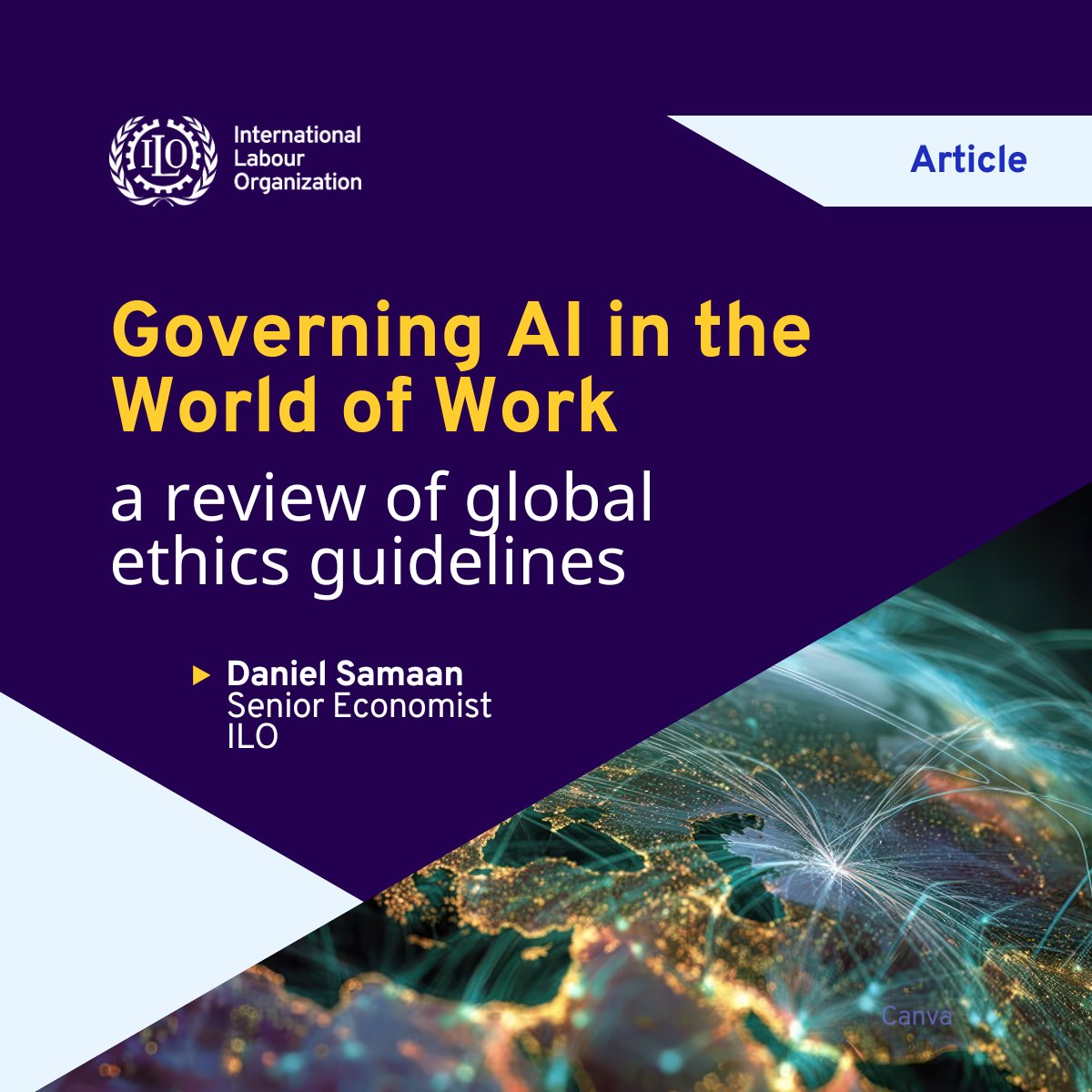 ILO_Research's tweet image. New article reviews 245 global AI ethics guidelines to see how well they address the realities of work.

The analysis finds broad ethical consensus — but major gaps when it comes to labour standards, worker protection and algorithmic management.

🔗 bit.ly/4pfWmRS