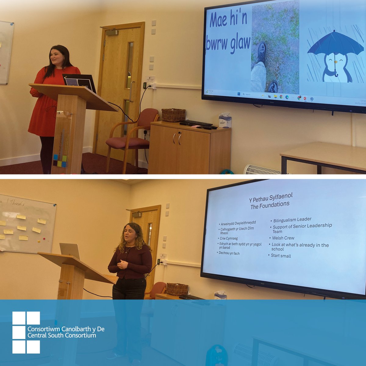 CSC_PLSupport's tweet image. Diolch to Ysgol Bryntirion, Ysgol Maesgwyn and Gellifaelog Primary School for presenting recently at our &apos;Progressing through the Siarter Iaith Cymraeg Campus Awards&apos; PL event. If you would like support with the Siarter Iaith Cymraeg Campus awards contact bethan.davies@csc.cymru.