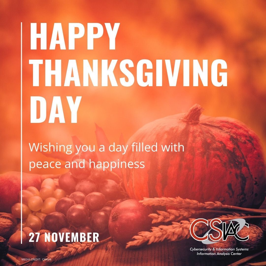 DoD_CSIAC's tweet image. On this day of thanksgiving, we are grateful to our troops who protect our nation to secure our safety and well-being. 
We wish everyone at home and abroad a Happy Thanksgiving filled with peace and happiness.

#thanksgiving #happythanksgiving #militarythanksgiving #grateful