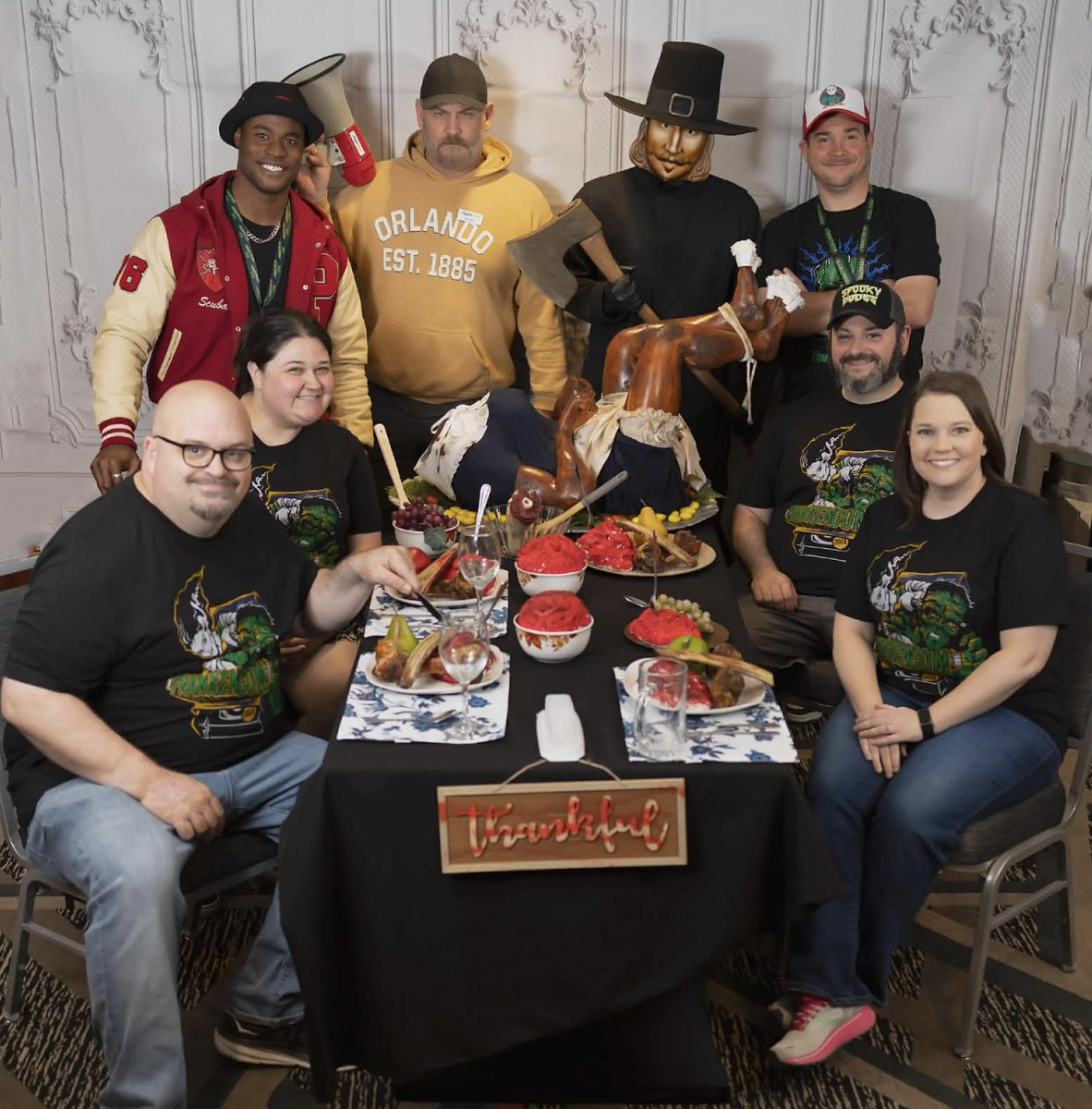 🦃Happy Thanksgiving, FrankenFamily! 🦃

Here’s a throwback to FrankenCon 2024, when we had some of the cast from Eli Roth’s Thanksgiving right here in East Tennessee!

#Thanksgiving