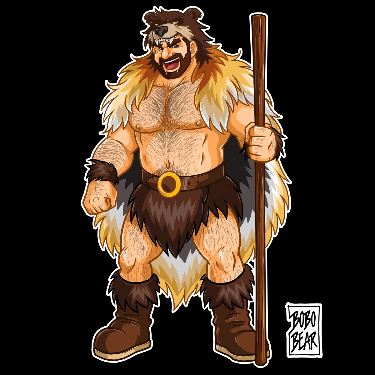 bobobearart's tweet image. ADAM LIKES BEARBARIANS
New design available NOW!

Meet Adam as a Barbarian warrior:
He charges into battle wearing nothing but fur and confidence!
This is the first of several new designs coming up! Stay tuned!
XXLove, BOBO BEAR 🐻❤️🐻

#bobobear #gaywarrior #gaybarbarian