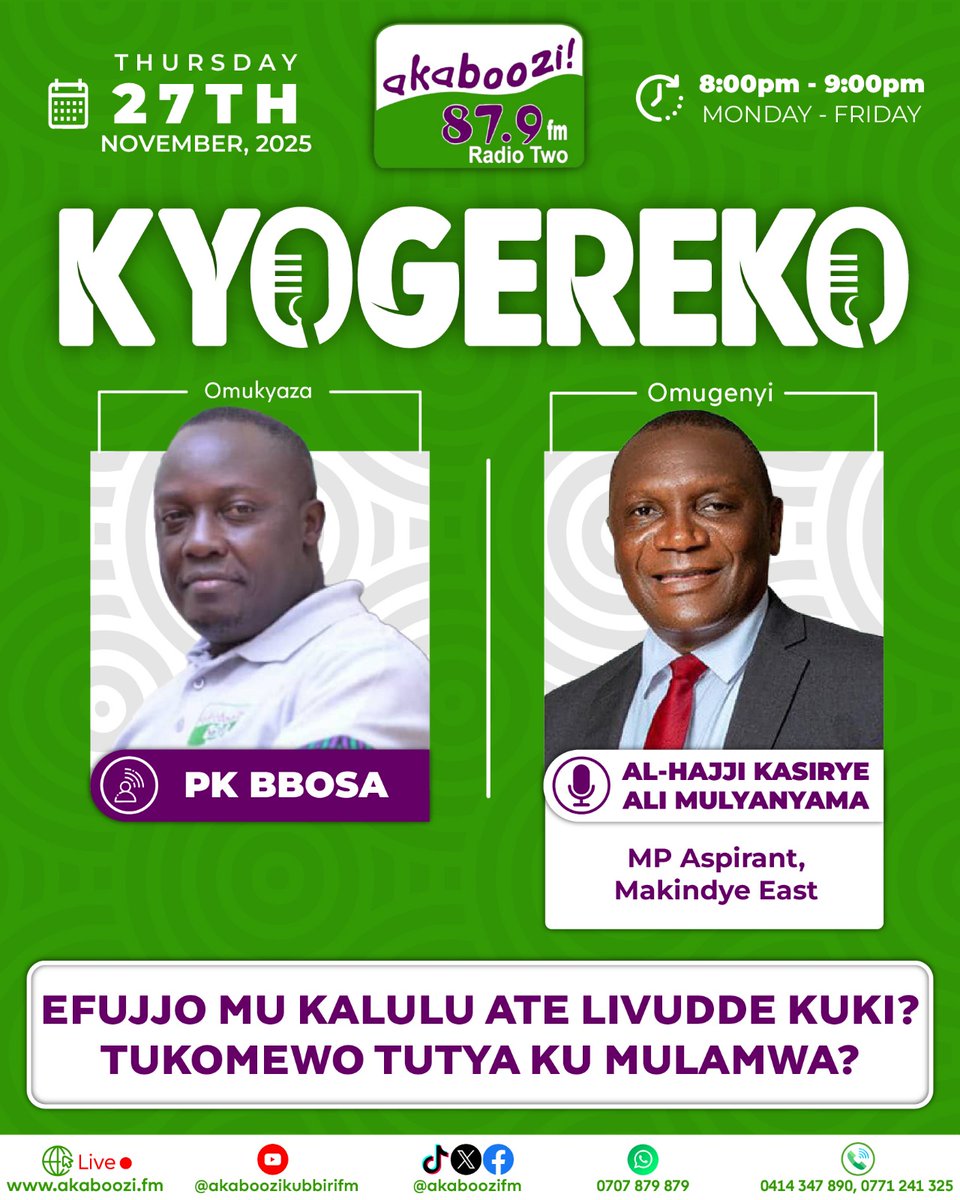 87.9 Akaboozi Fm tweet media