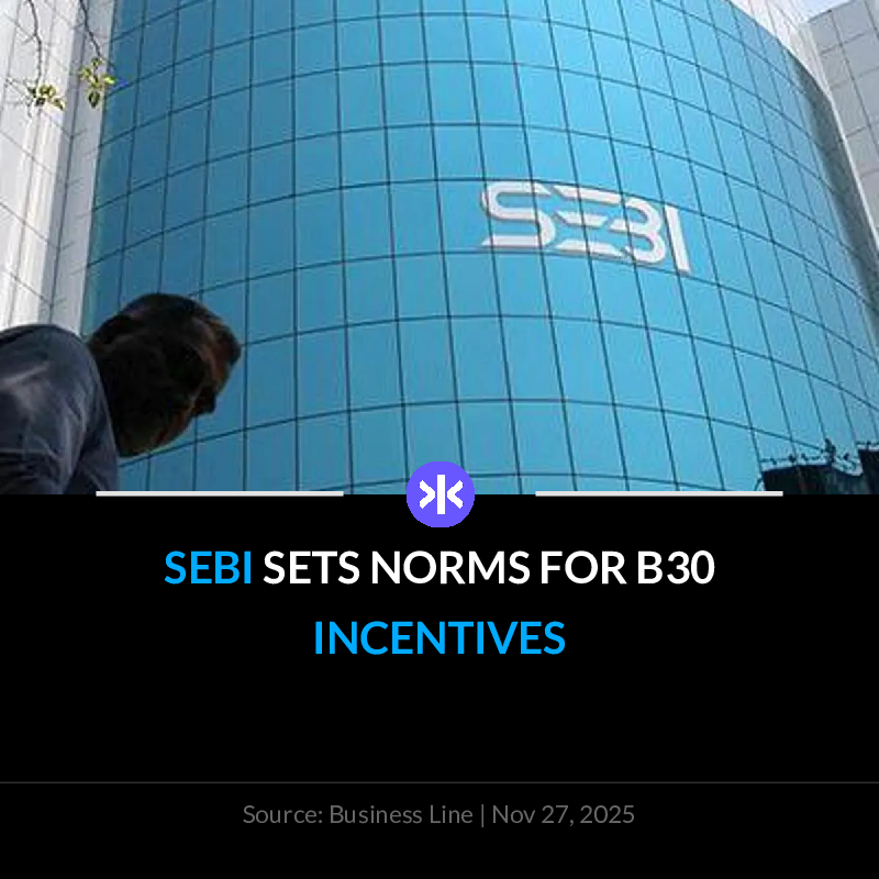 Fynx_Markets's tweet image. 📰 SEBI sets norms for B30 incentives. Mutual funds can pay extra incentives to first-time investors and distributors for SIPs.

Download Fynx App: tinyurl.com/fynx-app-ps

 #SEBI #MutualFunds #SIP #Investors #Markets