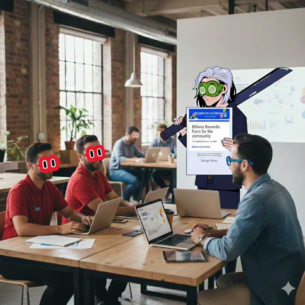 Pardon me, <a href="/billions_ntwk/">Billions</a> team 😂

I had to pull out my sword today,
not for the team, but for those who haven’t dropped their opinions yet 😂

You all know I’m a very peaceful person, and I genuinely love the Billions Network community.

gBillions for now 😂

Stay Super Bullish