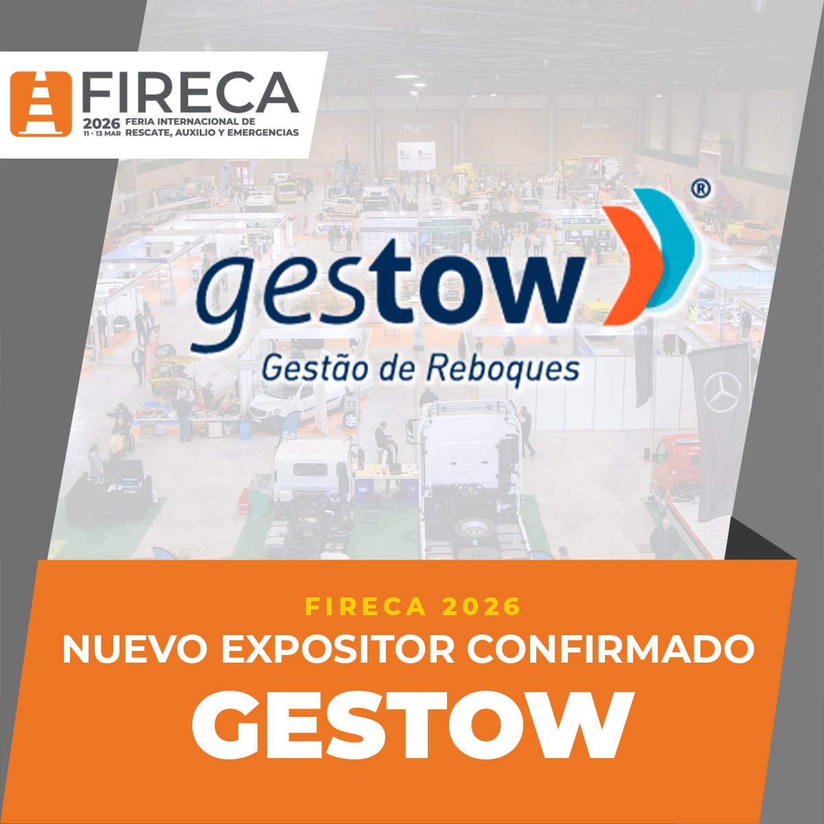 🚨 ¡COLABORACIÓN ESTRATÉGICA CONFIRMADA! 🚨

¡Bienvenidos a bordo! Estamos encantados de anunciar la incorporación de Gestow como nuevo expositor y, lo más importante, colaborador clave de FIRECA 2026.