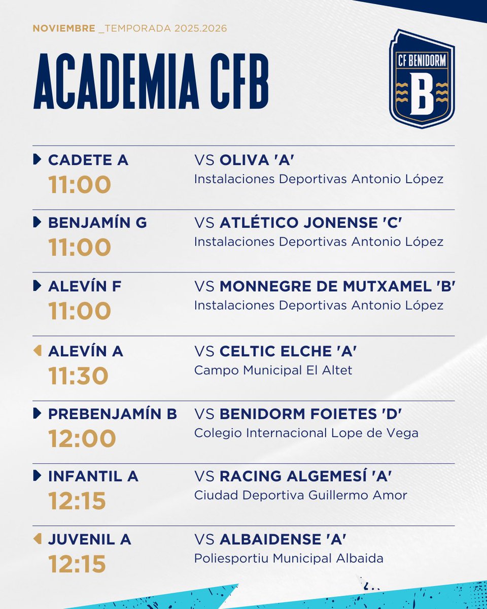 CF Benidorm Academia tweet media